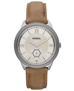 Fossil Watch, Womens Sydney Light Brown Leather Strap 36mm ES3066