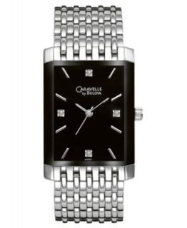 Caravelle by Bulova Watch, Mens Stainless Steel Bracelet 38mm 43A103