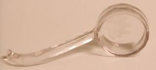 Depression Glass Mayo Mayonnaise Ladle Spoon Flower