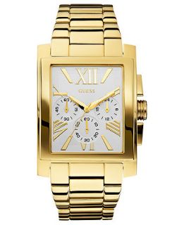 GUESS Watch, Mens Chronograph Gold Tone Stainless Steel Bracelet