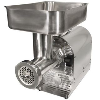 Stainless Steel Pro Series Electric Meat Grinder Stuffer Weston 08