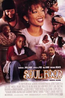 Soul Food Movie Poster 1 Sided Original Rolled 27x40