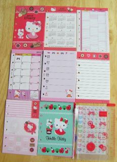 2012 Hello Kitty Schedule Book LV Agenda Refills H6161