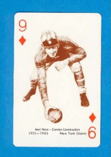 1963 Stancraft Mel Hein New York Giants