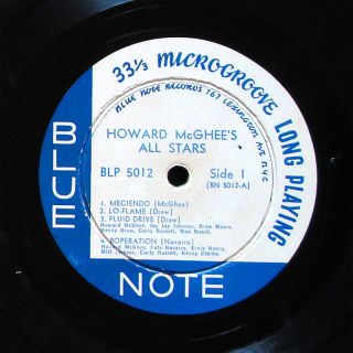 Howard McGhee All Stars LP Blue Note BLP 5012 US 1952 Jazz Lexington