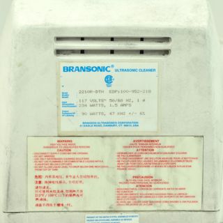 Branson Ultrasonic Cleaner 2210R DTH