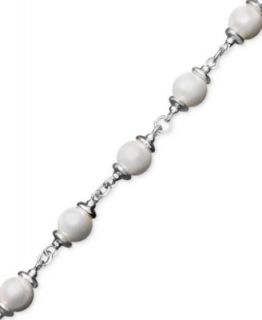 Pearl Bracelet, Sterling Silver Cultured Freshwater Pearl (8 9mm) and