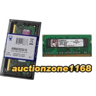 Kingston 1GB DDR2 RAM 667MHz PC2 5300 SODIMM Notebook