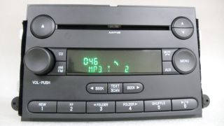 Ford Fusion Mercury Milan MP3 Radio CD Player 6E5T 18C869 AG 2006 06