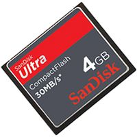 4GB Compact Flash Card SanDisk Ultra SDCFH 004G Bri U 740617092745