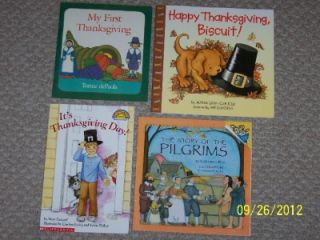 Lot 30 Halloween Thanksgiving Books Berenstain Bear Franklin Biscuit
