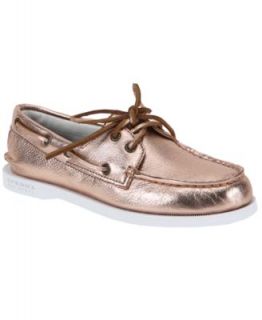 Sperry Top Sider Kids Shoes, Little Girls Metallic Boat Shoe