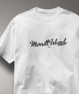 Merritt Island Florida FL Metro Souvenir T Shirt XL