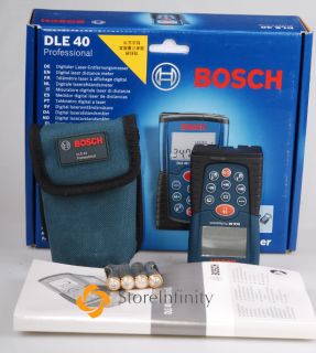 Bosch DLE 40 Laser Distance Measure 40M Range Metric
