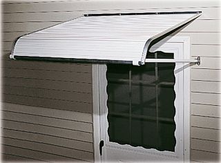 102 Aluminum Door Canopy in Swinging Door Awning 36P