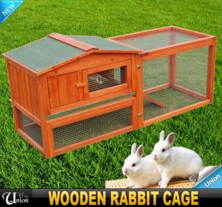 Large Wooden Rabbit House Wood Rabbit Hutch Pet Cage House