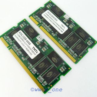 1GB Kit 2x512MB PC2700 DDR333 200pin DDR SODIMM Memory Upgrade So DIMM
