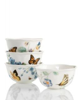 Lenox Dinnerware, Butterfly Meadow Bloom Assorted Bowls, set of 4