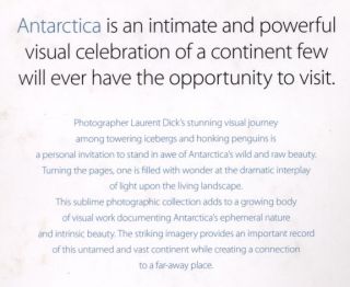 Antarctica 3 Books Laurent Dick Eliot Porter Jonathan Chester Icebergs