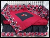 New Crib Bedding Set M Miami Heat Basketball NBA Fabric