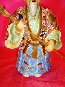 Vintage Japanese Kutani Takasago Porcelain Handpainted Granpa Okina