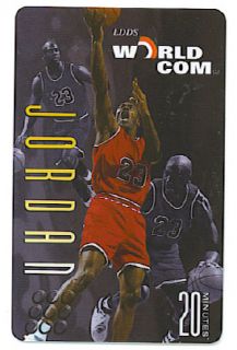 Michael Jordan Worldcom Commemorative Phone Card 2
