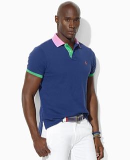 Polo Ralph Lauren Big and Tall Shirt, Color Blocked Polo Shirt
