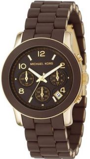 Womens Brown Michael Kors Chronograph Watch MK5238