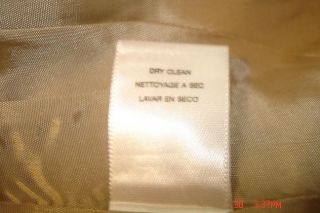 Michael Kors $179 50 Tan Striped Lined Blazer Sz 2