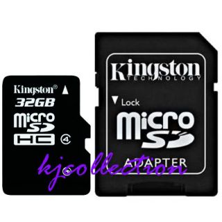 Kingston 32GB 32G Micro SDHC Memory Card SD Adapter Class 4 TF
