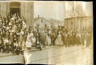 Photo 1916 RLDS General Conference Stone Church Independence MO