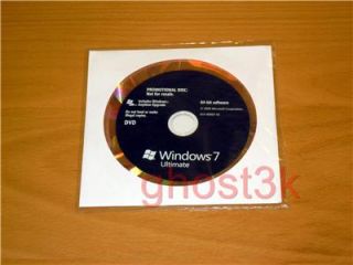 New Microsoft Windows 7 Ultimate Full Discs Version NFR Genuine