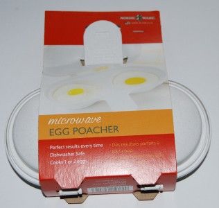 Nordic Ware Microwave Egg Poacher New Kitchen Gadget Made in U s A
