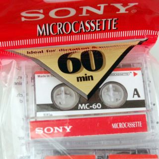 MC60 Microcassette Blank Cassette Tape Disc 60 MIN 3 Pcs Tapes