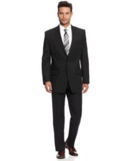 Calvin Klein Suit Separates, Black Thin Pinstripe   Mens Suits & Suit