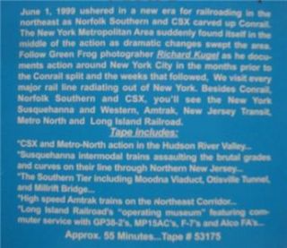 VHS Video Long Island RR Susquehanna Western CSX Conrail New Jersey
