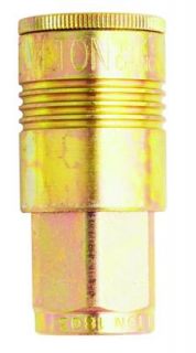 Milton Industries Air Tool Coupler Brass P Style 3/8 in. NPT Female