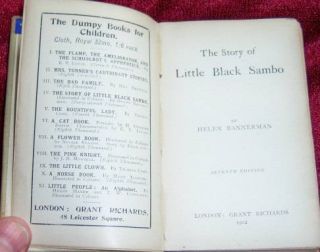 1899 Little Black Sambo Mingo Quibba Degchie Head Pat and Spider 5