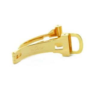 Cartier 18K Solid Gold Deployant Buckle 14mm for Leather Strap Watch