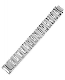 Michael Kors Bracelet, Silver Tone Clear Glass Crystal Link Bracelet