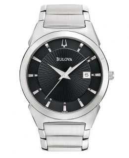 Bulova Watch, Mens Stainless Steel Bracelet 38mm 96B149   All Watches