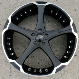 Giovanna Dalar 5 22 Black Rims Wheels Nissan Murano FX35 FX45 22 x 9