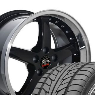 18 9 10 Black Cobra Wheels Nitto Tires Rims Fit Mustang® 05 Up