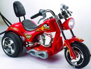Motorcycle 12V Power Kids Harley Style Chopper Ride on Wheels