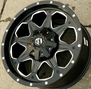 D534 20 Black Rims Wheels Silverado 3500 11 Up 20 x 9 0 8H 01