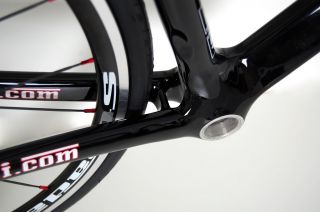 Sorrento Carbon Road Bike Frame Set w FSA Wheels Bar Stem 54 Cm