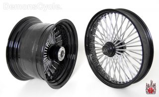 Black Fat Mammoth Wheels 21x3 5 18x10 5 48 Spokes 300 Wide Fits