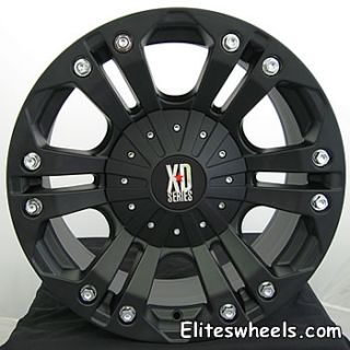 20 Black Wheels Rims XD XD778 Blank Truck 4x4