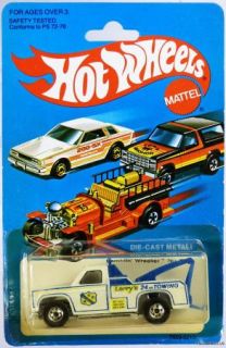 Hot Wheels Ramblin Wrecker 7659 NRFP Mint Cond 1981 White