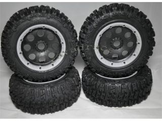 Mud Off Road Wheels Tires Tyre Fit HPI 1 5 Baja 5T 5SC